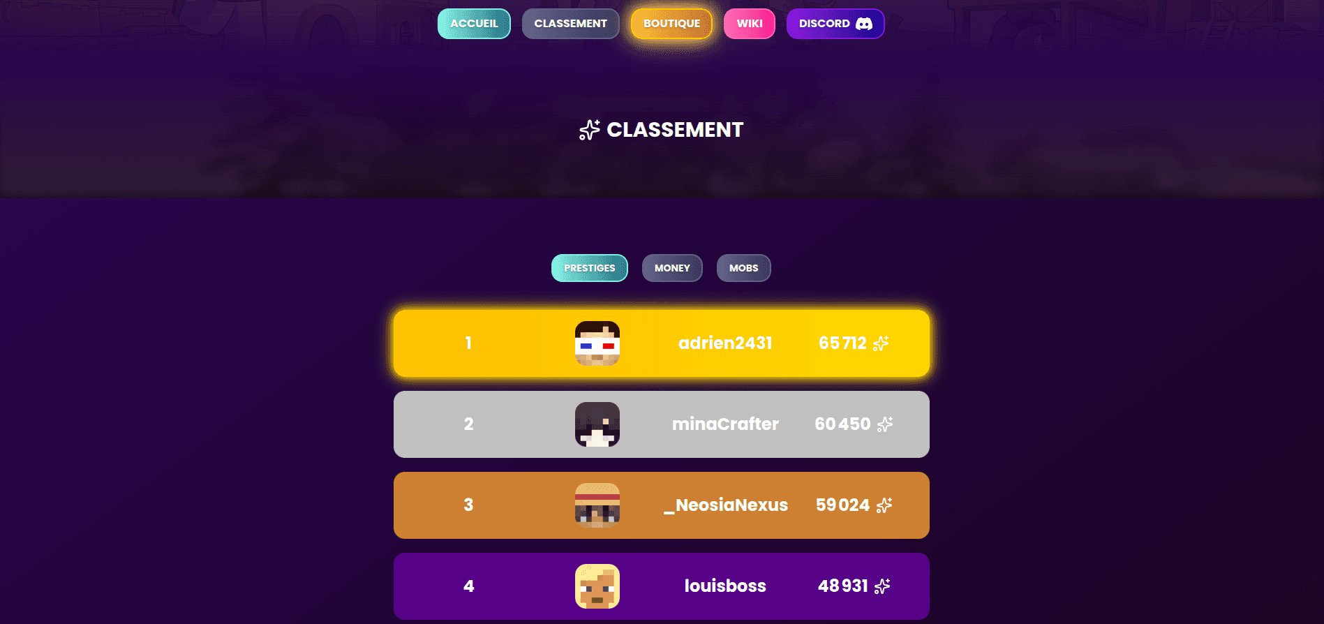 MineRealms - Autre vue du projet